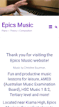 Mobile Screenshot of epicsmusic.com